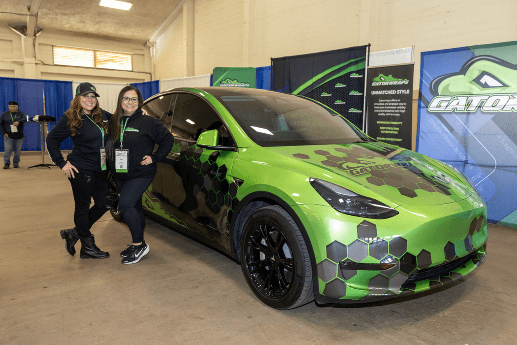 Vehicle wrap exhibitor display at the PHCC Trades Expo